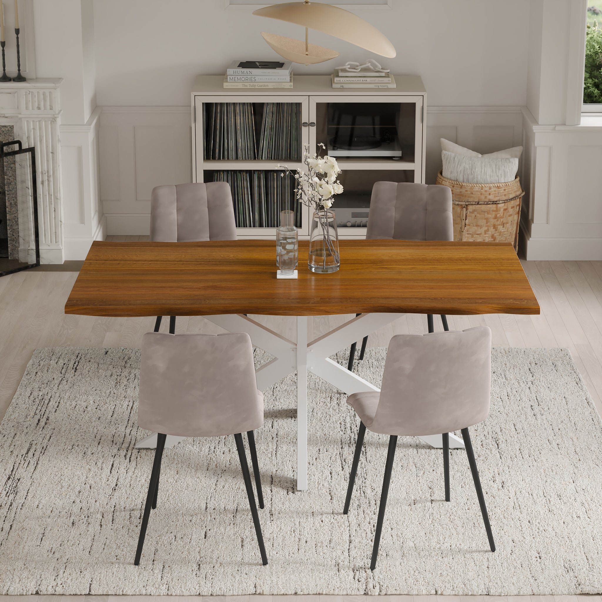 | #Farbe_cognacfarben | #Größe_180x90 | #Gestell_Spider-Gestell Weiß