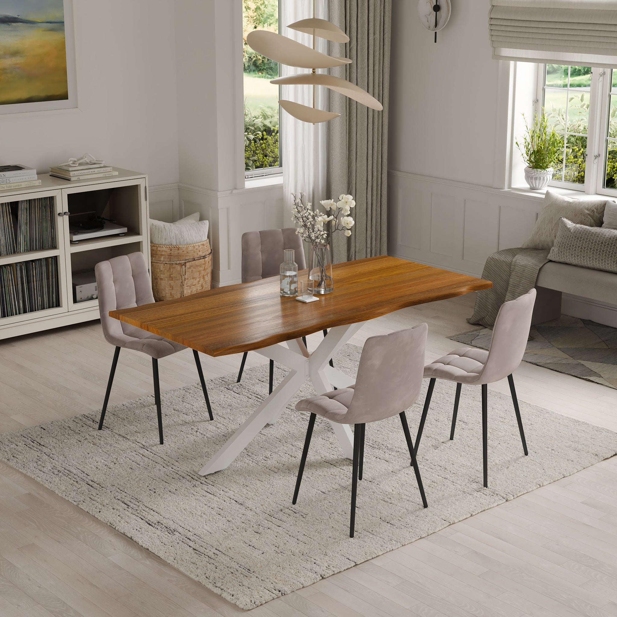 | #Farbe_cognacfarben | #Größe_180x90 | #Gestell_Spider-Gestell Weiß