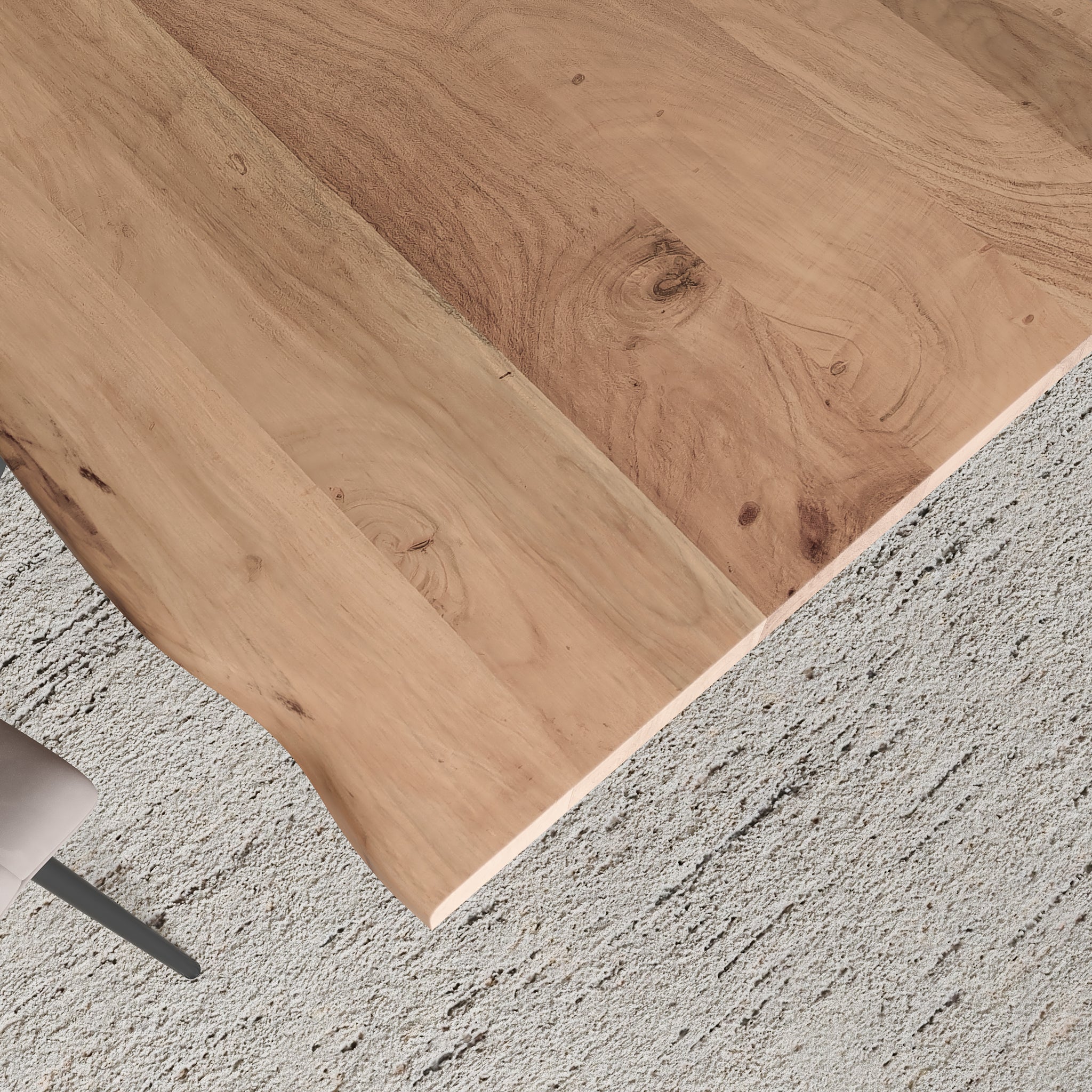 | #Farbe_naturfarben | #Größe_80x80 | #Gestell_U-Gestell Weiß