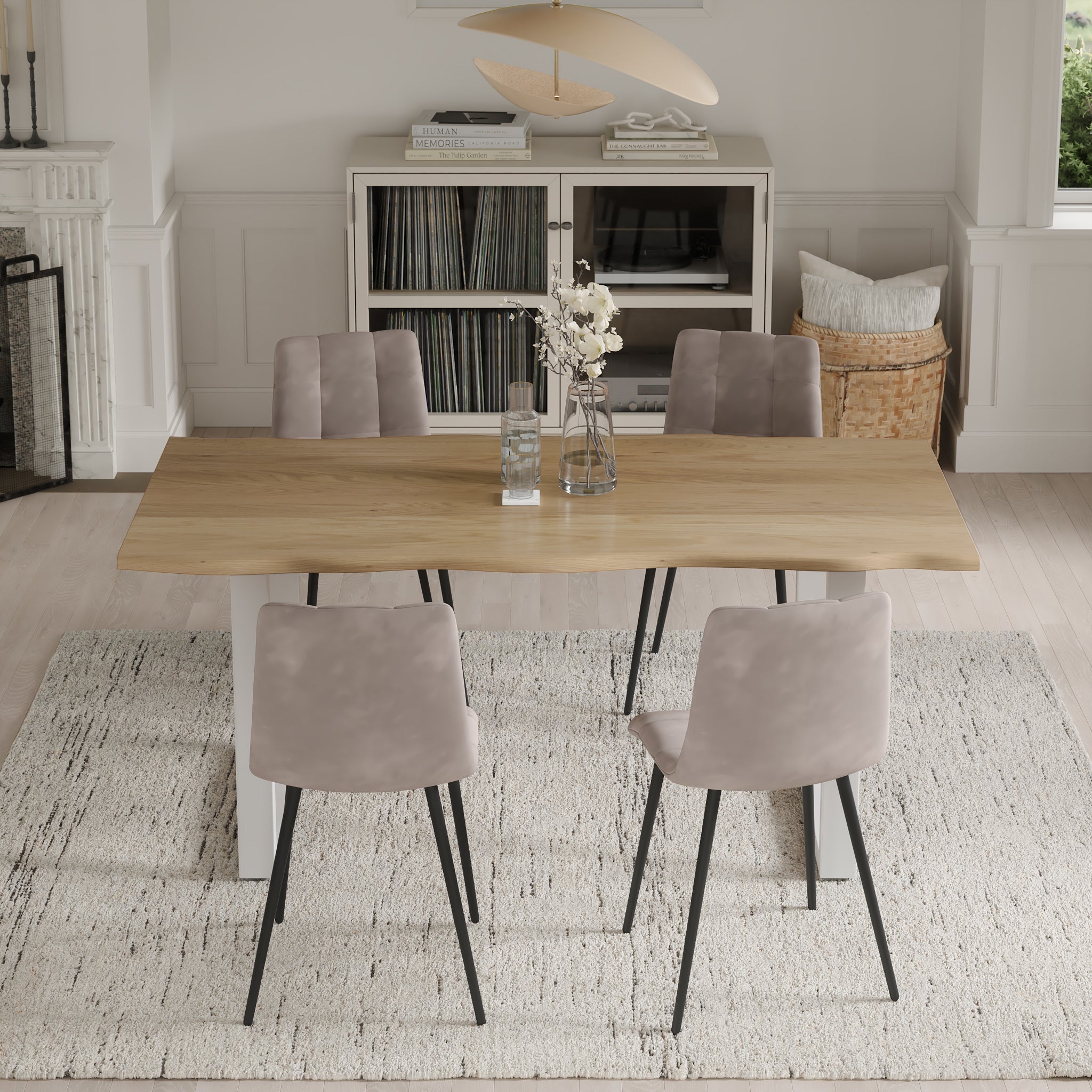 #eichenfarben #140x80 #u-gestellweiß