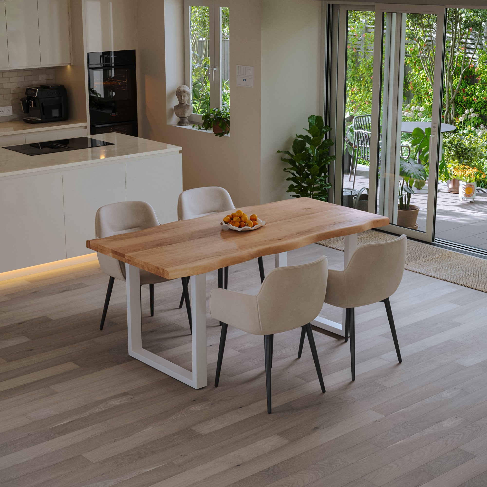 #naturfarben #300x100 #u-gestellweiß