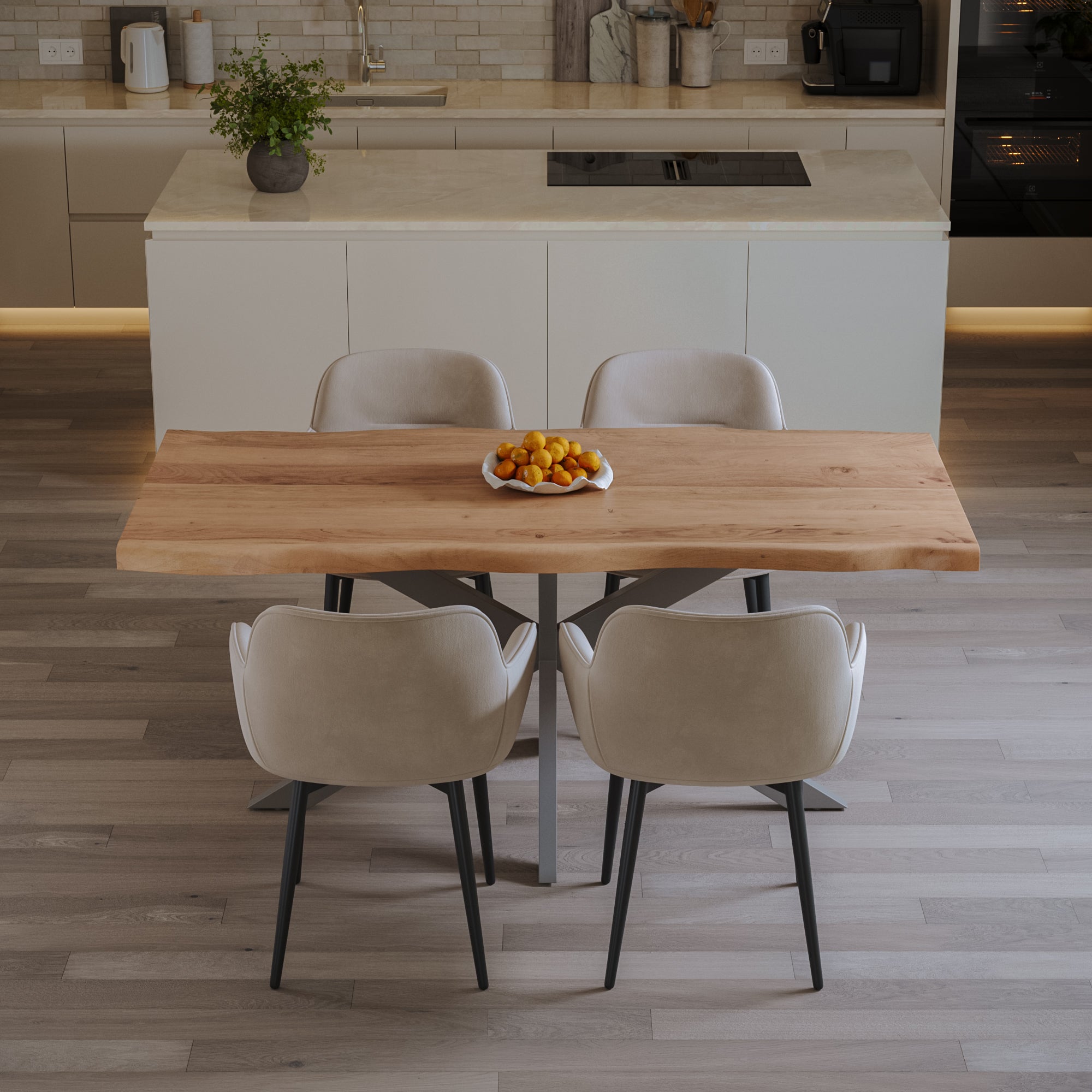 | #Farbe_naturfarben | #Größe_120x80 | #Gestell_Spider-Gestell Silber