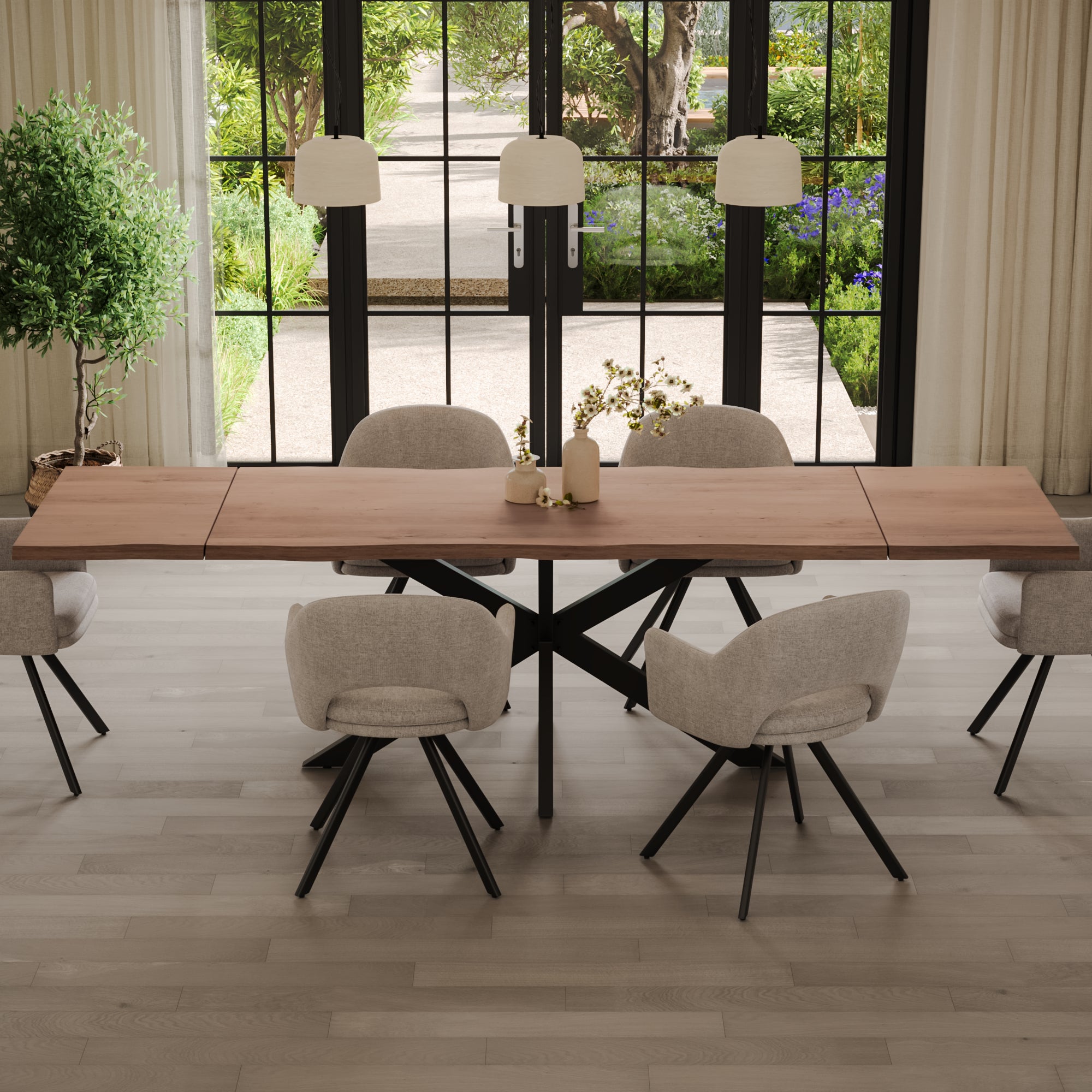 | #Farbe_stonefarben | #Größe_140(220)x90 | #Gestell_Spider-Gestell Schwarz