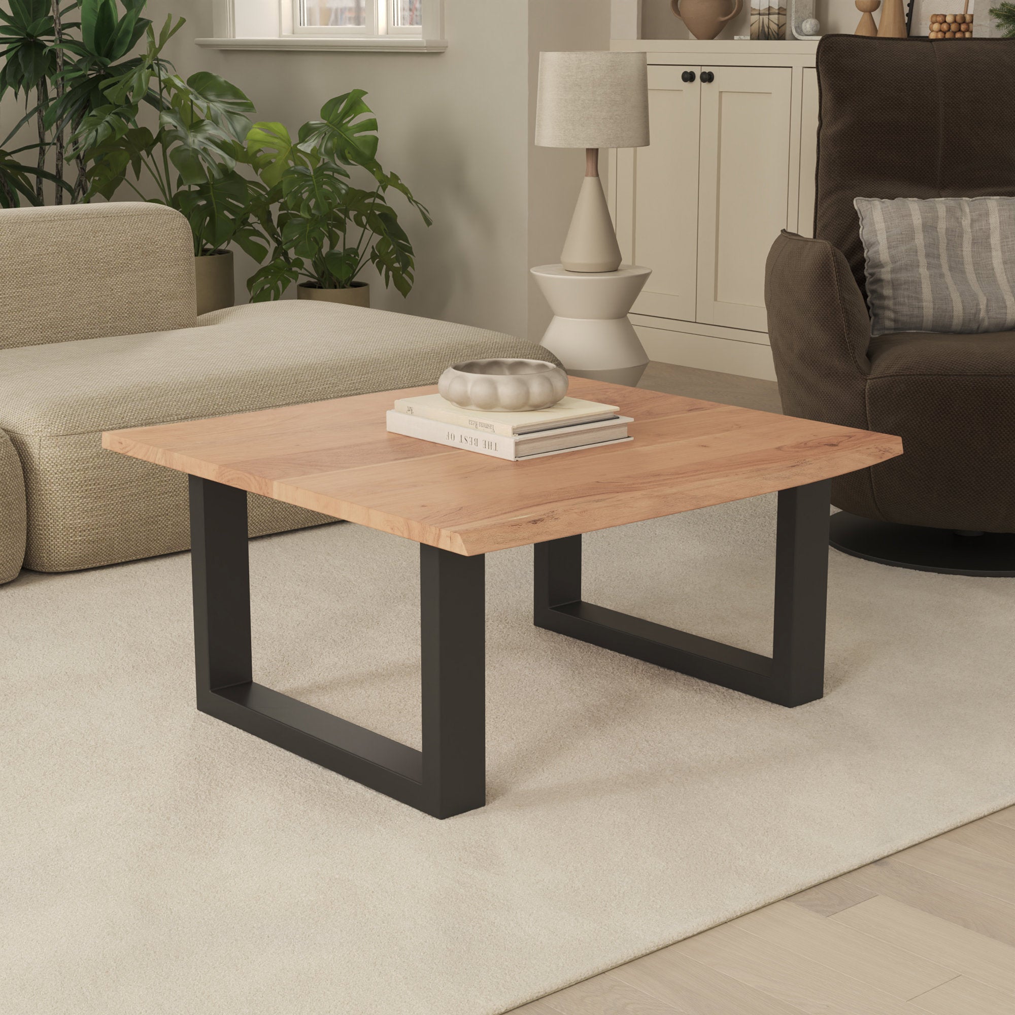 #naturfarben #80x80 #u-gestellschwarz