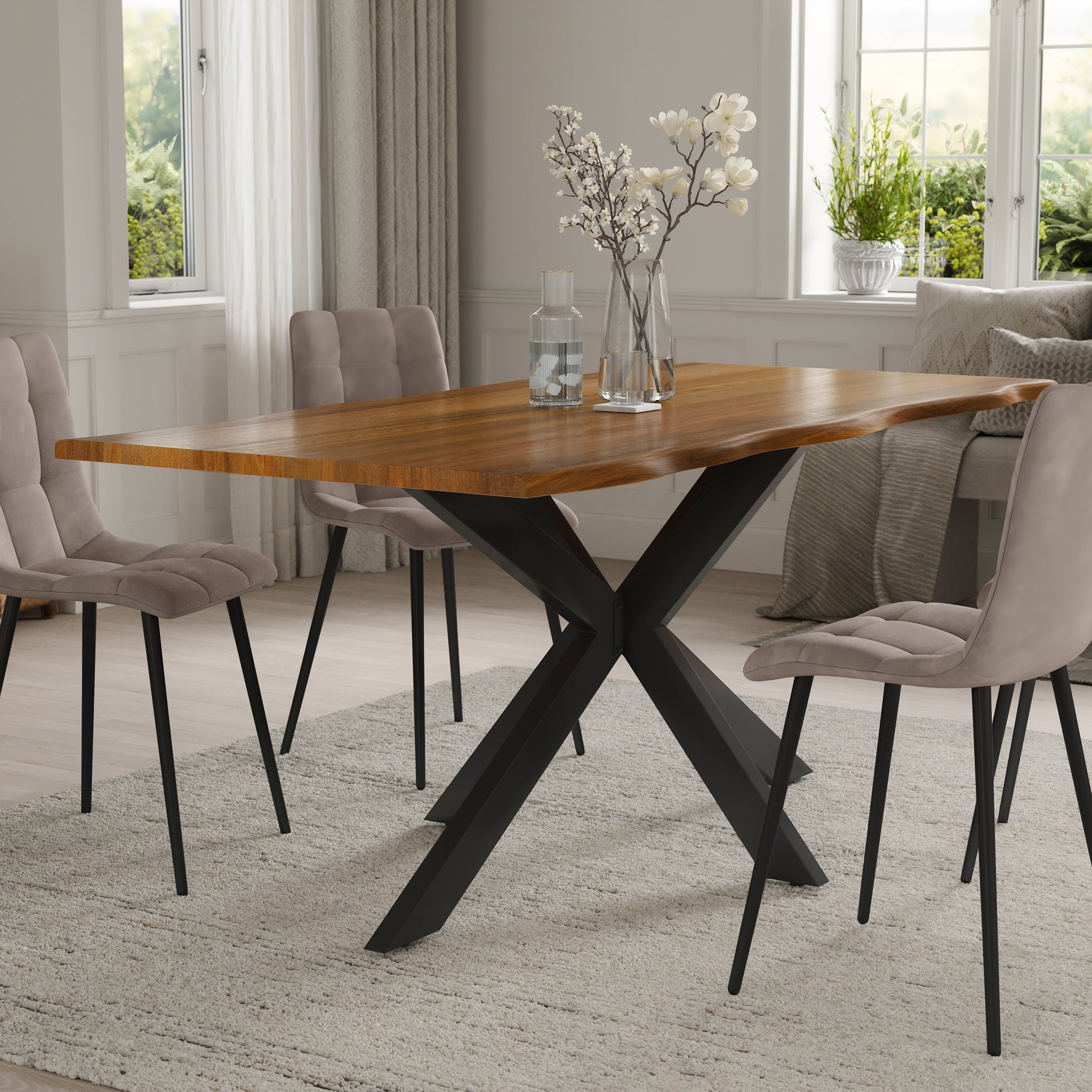 #cognacfarben #160x85 #spider-gestellschwarz