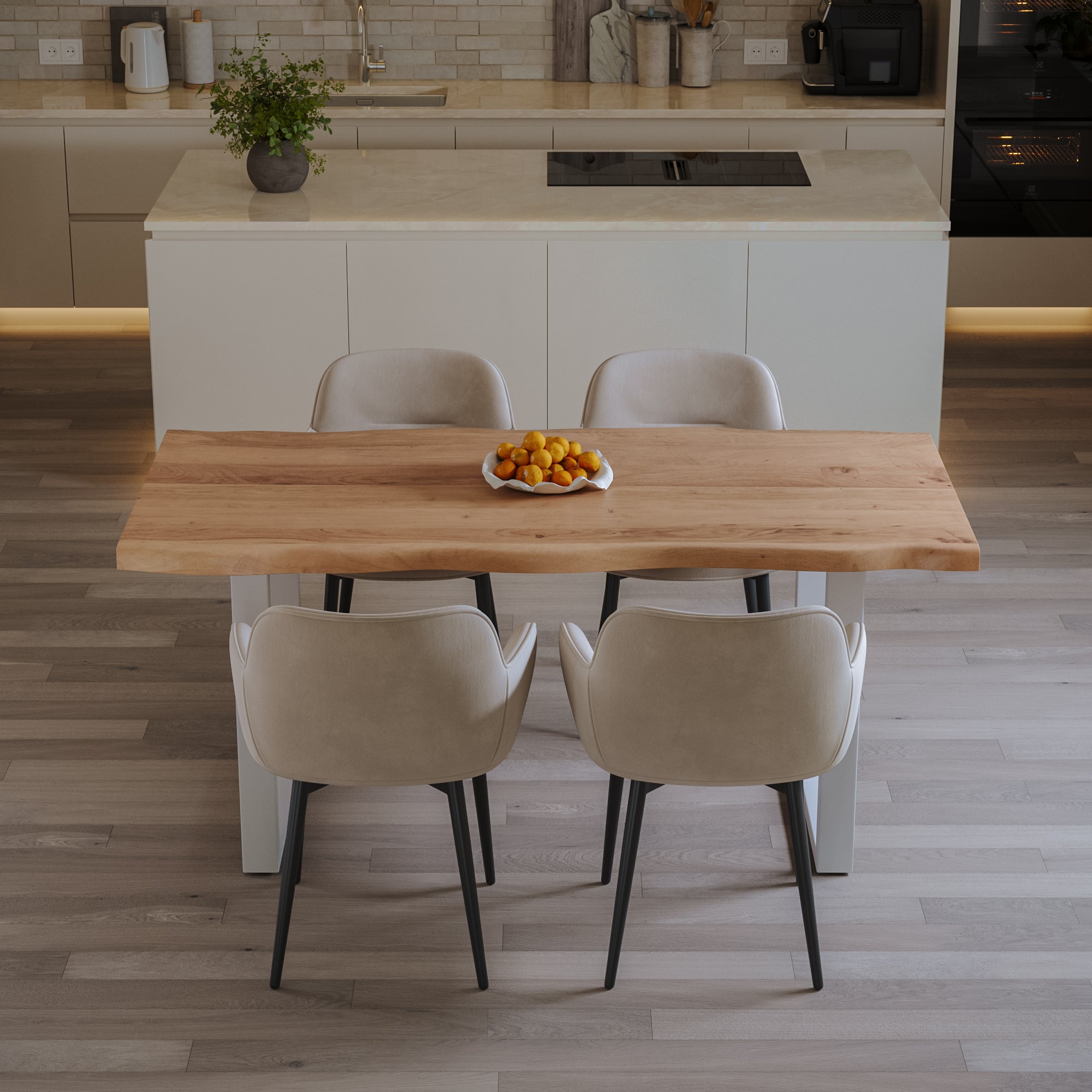 #naturfarben #140x80 #u-gestellweiß