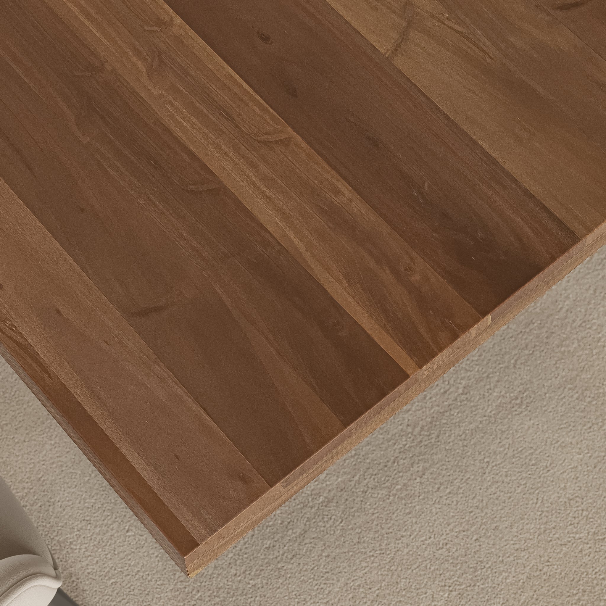 #akazienussbaumfarben #140x80 #x-gestellschwarz