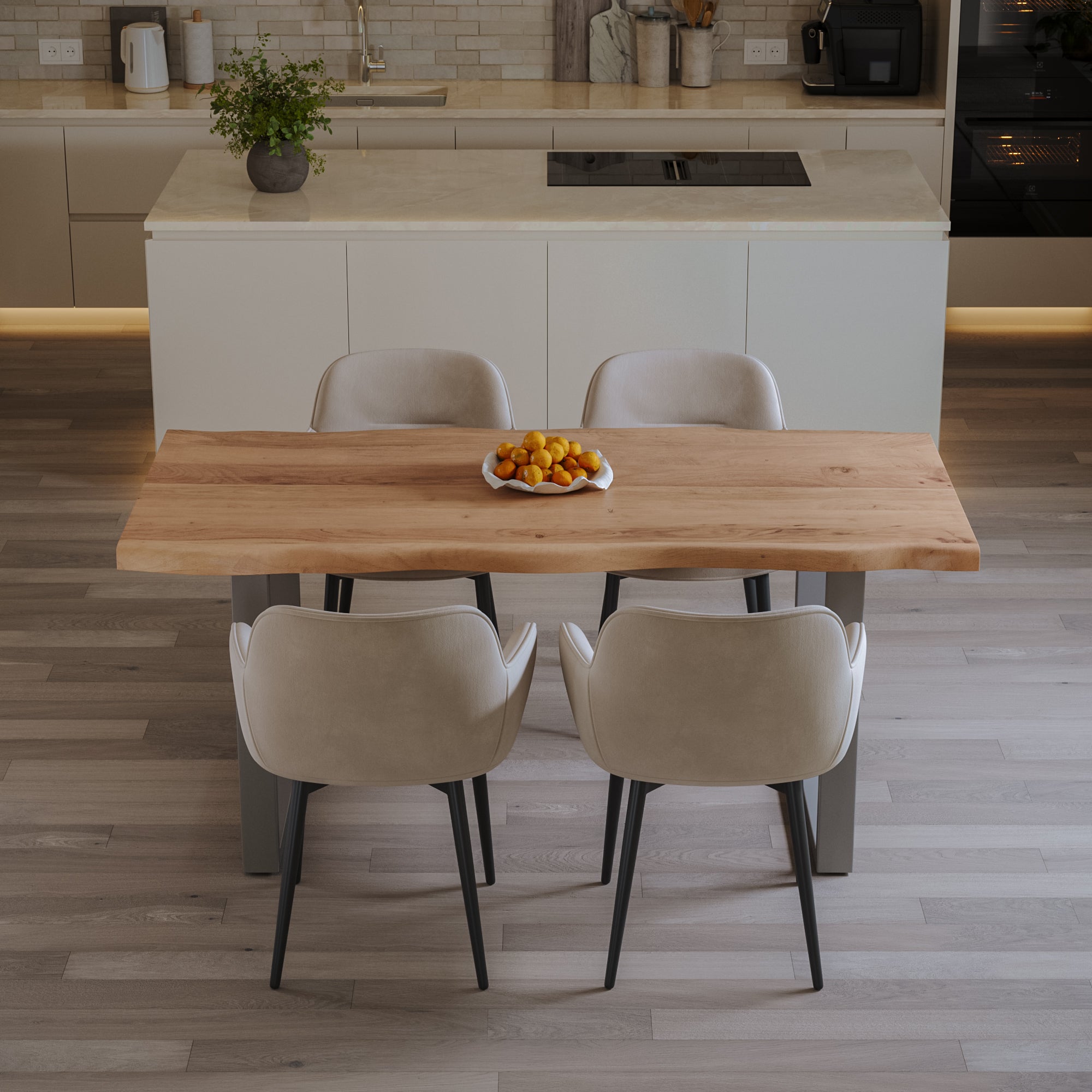 #naturfarben #140x80 #u-gestellsilber