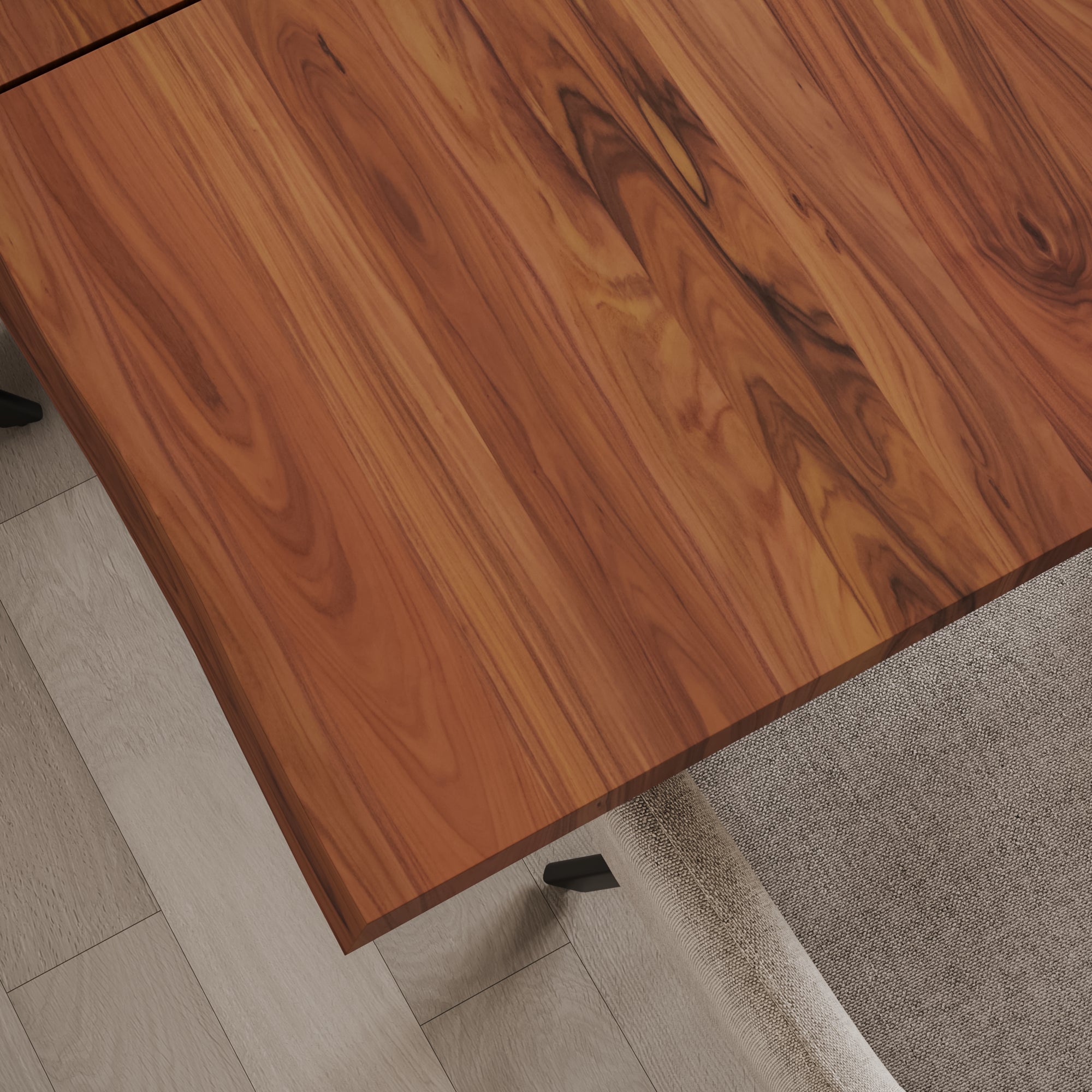 #nougatfarben #140(220)x90 #u-gestellsilber