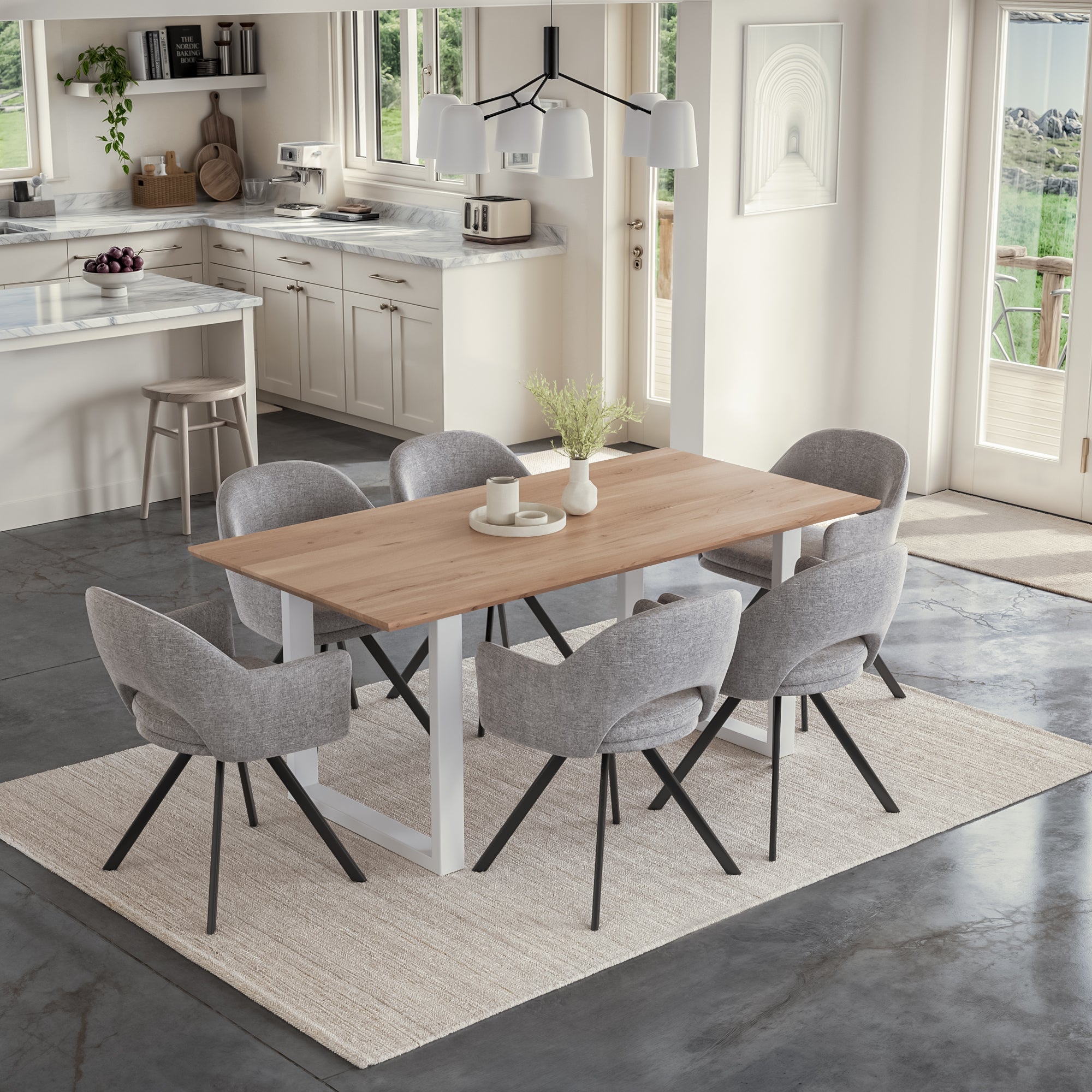 #naturfarben #120x80 #u-gestellweiß