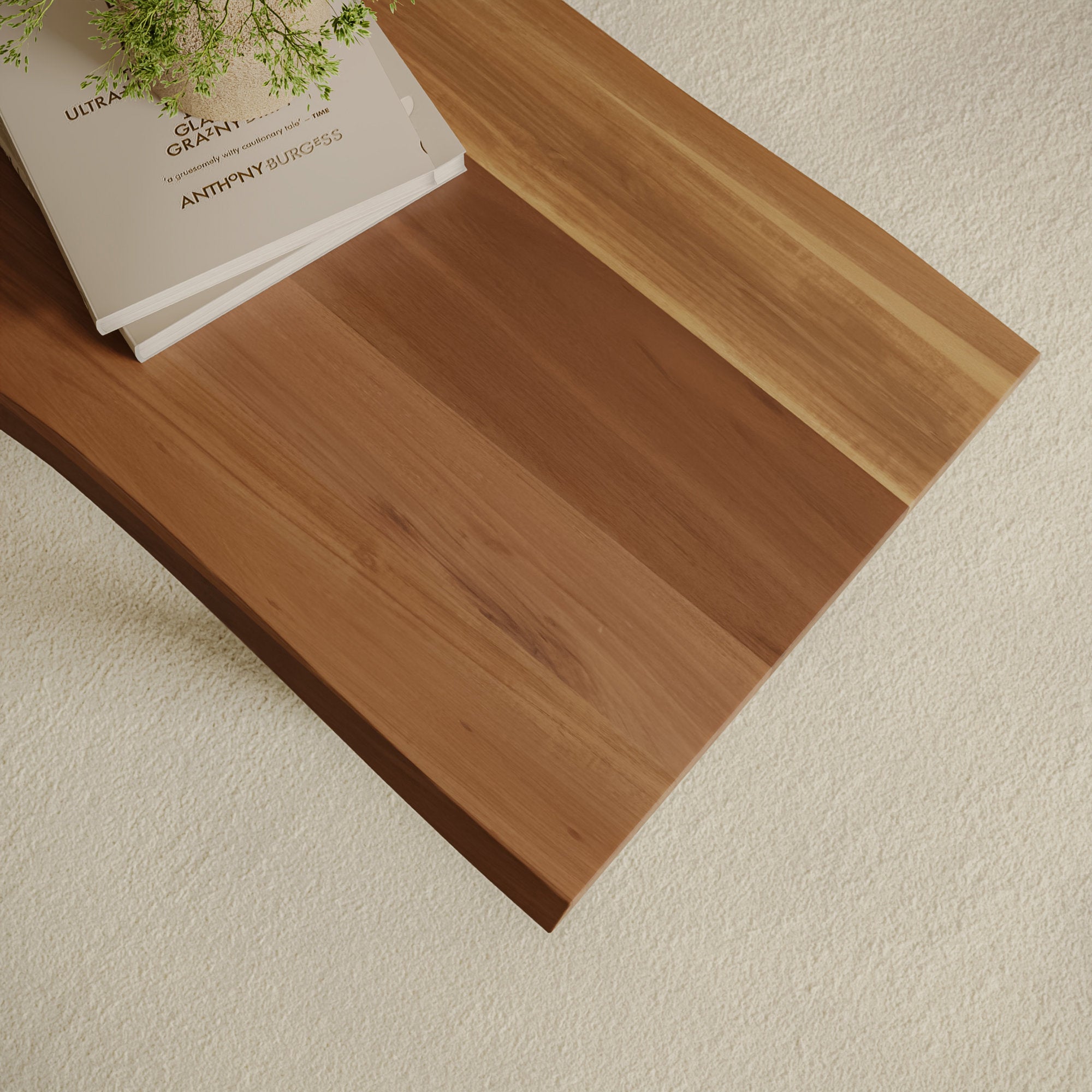 #akazienussbaumfarben #120cm #a-gestellschwarz